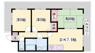 シティコート西明石の物件間取画像